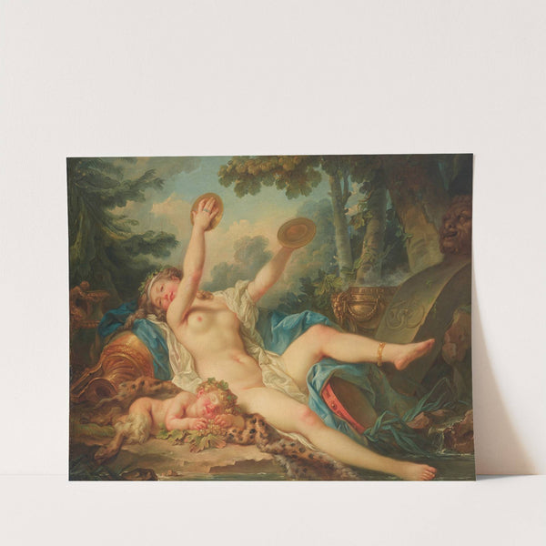 Reclining Bacchant Playing The Cymbals (1776) by Jean-Simon Berthélemy