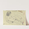 Reclining female nude (ca. 1911) by Ernst Ludwig Kirchner