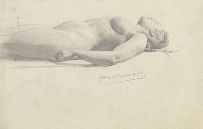 Reclining female nude