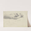 Reclining female nude by Johann Heinrich Hasselhorst