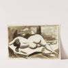 Reclining Female Nude by Carl Newman
