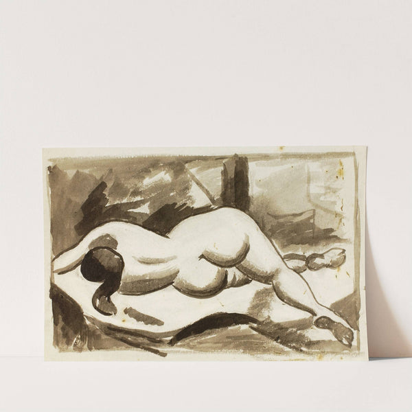 Reclining Female Nude by Carl Newman