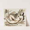 Reclining Female Nude by Carl Newman