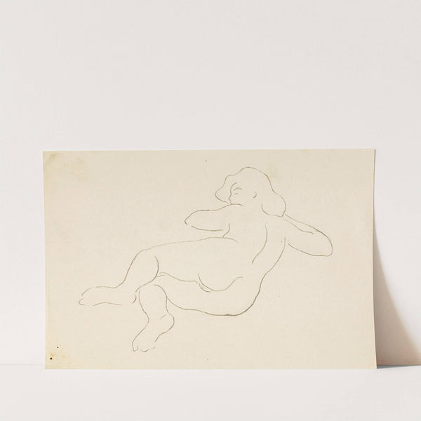 Reclining Female Nude by Carl Newman