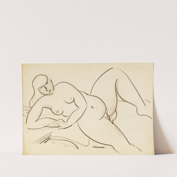 Reclining Female Nude by Carl Newman