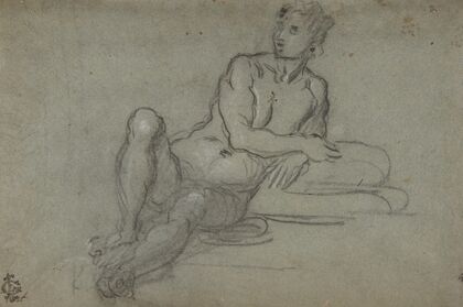 Reclining Female Nude Figure