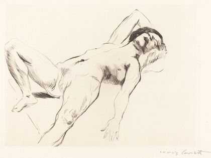 Reclining Female Nude – I (Liegender Weiblicher Akt I)