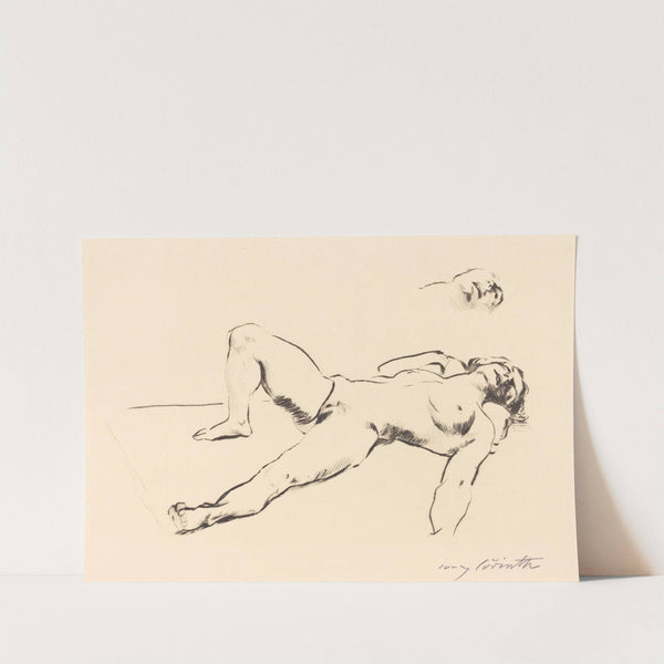 Reclining Female Nude – II (Liegender Weiblicher Akt II) (1912) by Lovis Corinth