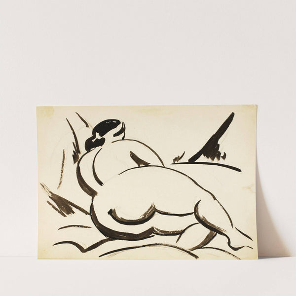 Reclining Female Nude IV (1983) by Carl Newman