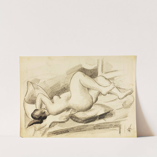 Reclining Female Nude VI by Carl Newman