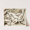 Reclining Female Nude with Table (1983) by Carl Newman