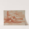 Reclining Male Nude (second half 18th century) by Gaetano Gandolfi