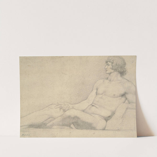 Reclining Male Nude by Giuseppe Bossi