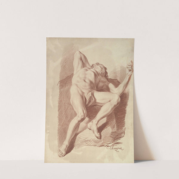 Reclining Male Nude (1765–1810) by Jakob Matthias Schmutzer