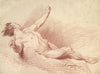 Naakte vrouw liggend op bed (1920)