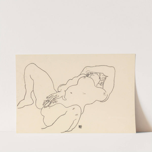 Reclining Nude (1918) by Egon Schiele