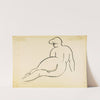 Reclining Nude, Back View by Carl Newman