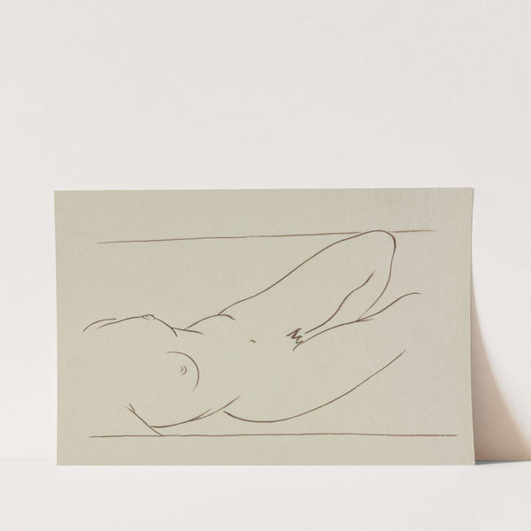 Reclining Nude Woman by Ananda K. Coomaraswamy
