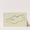 Reclining Nude Woman (early 20th century) by Ananda K. Coomaraswamy