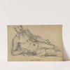 Reclining Old Man (1625) by Georges Lallemant