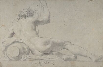 Reclining River God