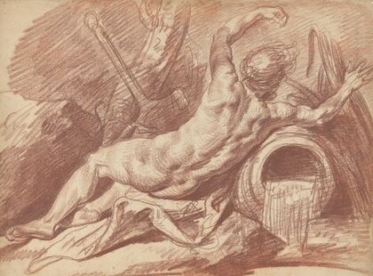 Reclining River God