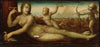 Reclining Venus With Two Amorini