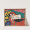 Reclining Woman in a White Chemise (1909) by Ernst Ludwig Kirchner