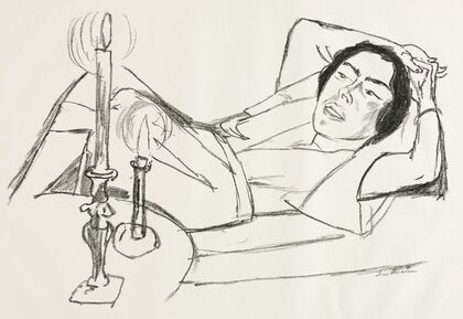 Reclining Woman (Portrait of Johanna Loeb)