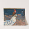 Recogiendo la vela, playa de Valencia (gathering the sail, Valencia beach) by Joaquín Sorolla