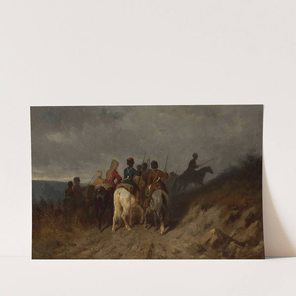 Reconnaissance by Kuban Cossacks (between 1868 and 1869) by Maksymilian Gierymski