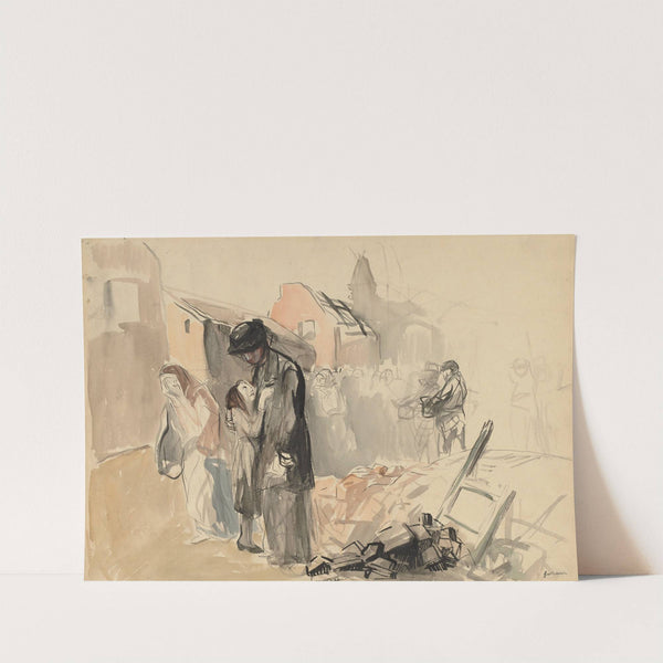Reconquered Territory (recto) (c. 1919) by Jean-Louis Forain