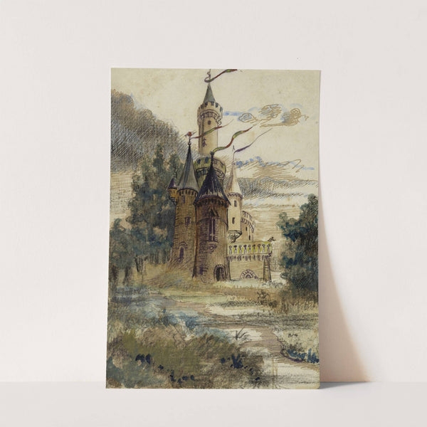 Reconstitution possible du château de Chêne Vert sur la Rance, entre Dinan et Dinard (1915-1945) by Arthur-Joseph Gueniot