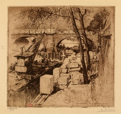 Reconstruction du pont Notre-Dame (1911)