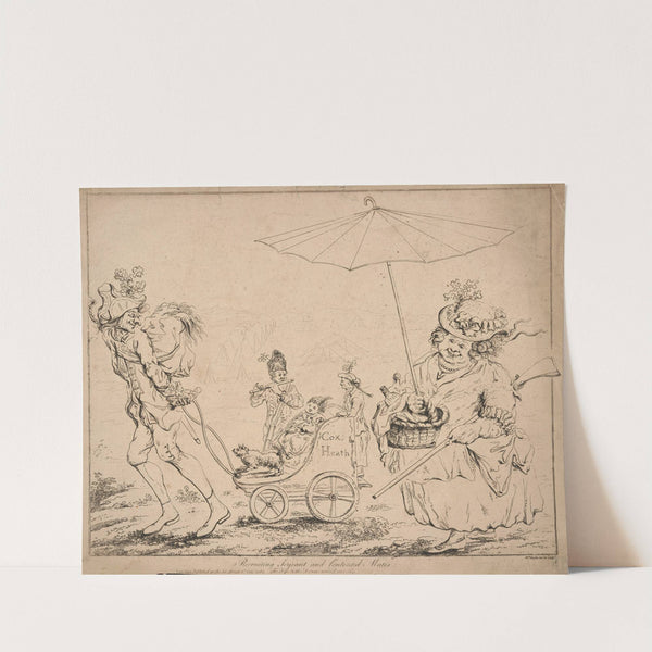 Recruiting serjeant and contented mates. (1780) by William Austin