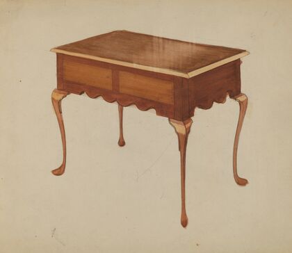 Rectangular Table for Serving or Tea