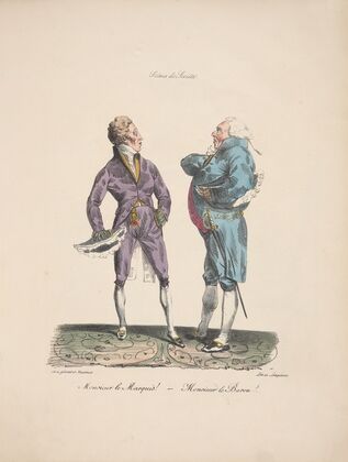 Recueil des scènes familières, et de société de Paris Pl.01