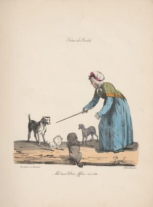 Recueil des scènes familières, et de société de Paris Pl.04