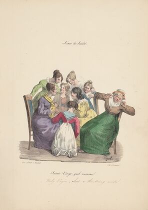Recueil des scènes familières, et de société de Paris Pl.13