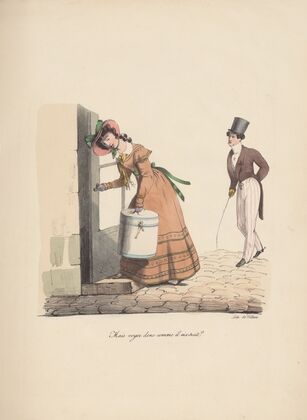 Recueil des scènes familières, et de société de Paris Pl.17