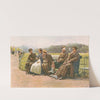 Recuperating soldiers by John Charles Dollman