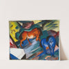 Red and blue horse (1912) by Franz Marc