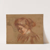 Red Crayon Study by Alice Pike Barney