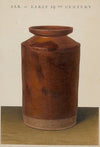 Red Glazed Preserve Jar