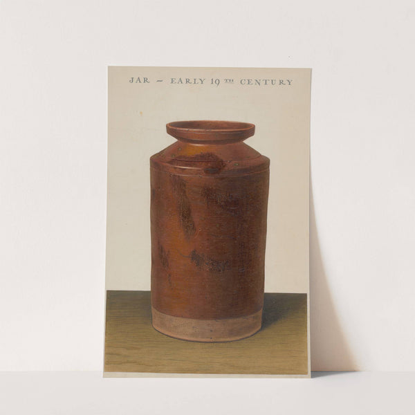 Red Glazed Preserve Jar by Alfred Parys