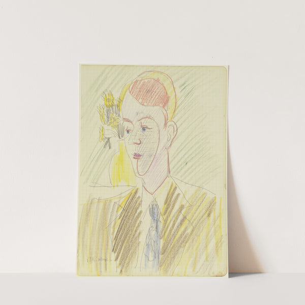 Red-haired young man (1934) by Ernst Ludwig Kirchner