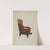 Red Plush Morris Chair by Florence Truelson