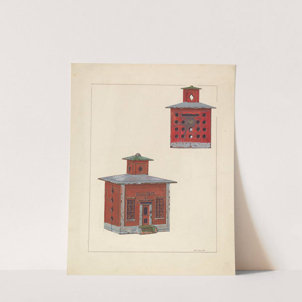 Red School House Bank by William O. Fletcher