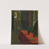 Red Table With Wisteria by Marius Borgeaud