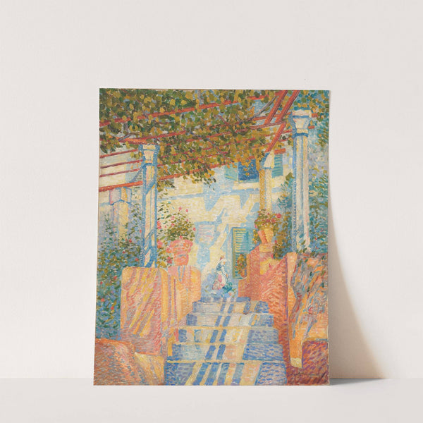 Red Terrace by Milan Milovanović